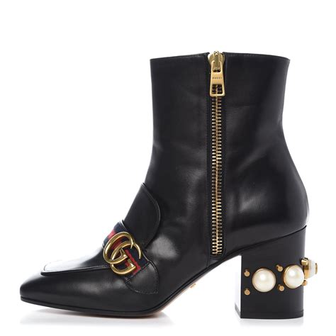 gucci ankle boots cheap|gucci heeled ankle boots.